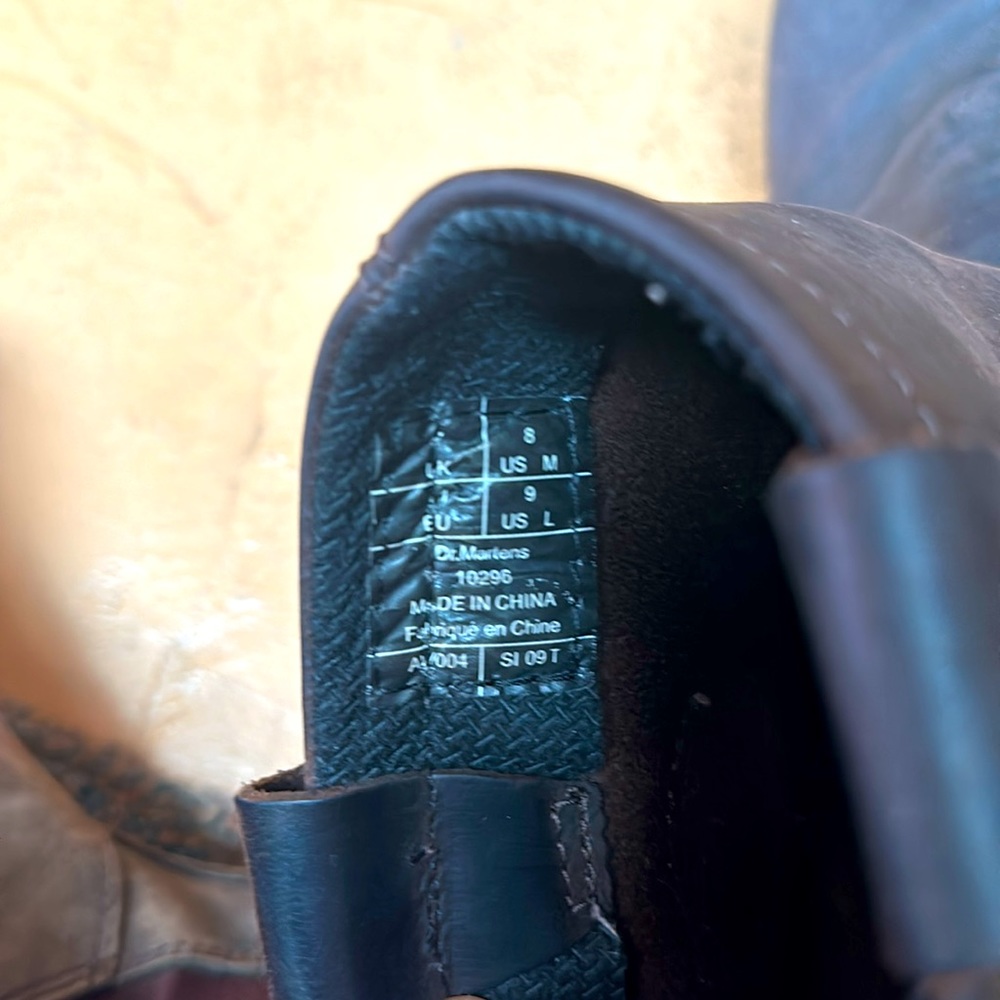 Dr. Martens Mens Industrial Wellington Browqn Leather Boot US Sz 8 M 10296 - Picture 7 of 9